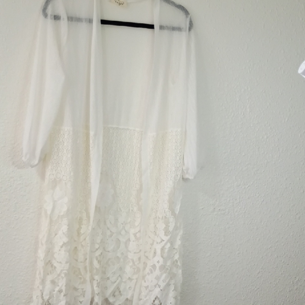 White Lace Cover-Up